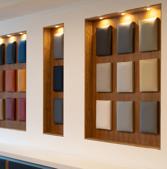 Oak Lined Wall Recesses