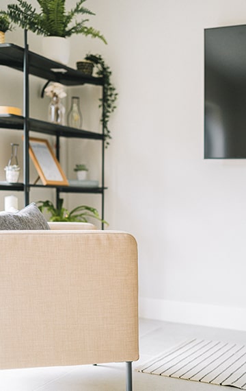 Cream and Beige Living Room