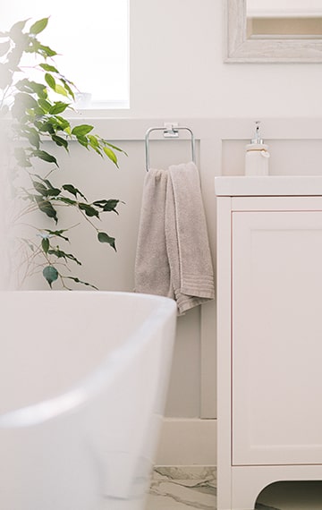 Hand Towel in Bathroom