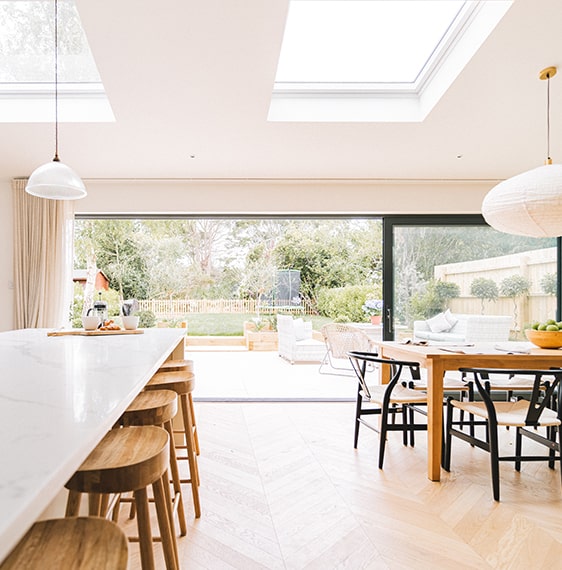 Hengistbury Head Kitchen and Dining Room