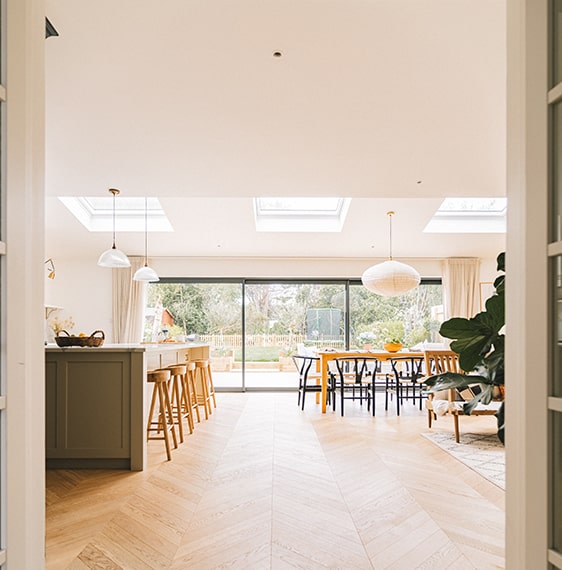 Hengistbury Head Kitchen from Inside