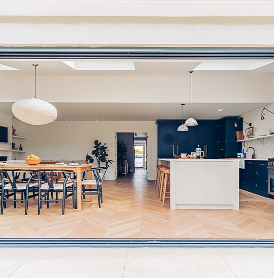 Hengistbury Head Kitchen from Outside