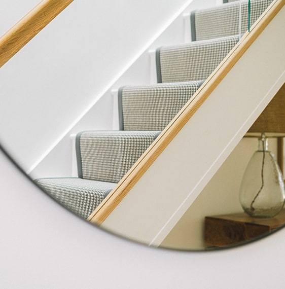 Hengistbury Head Stairs in Mirror