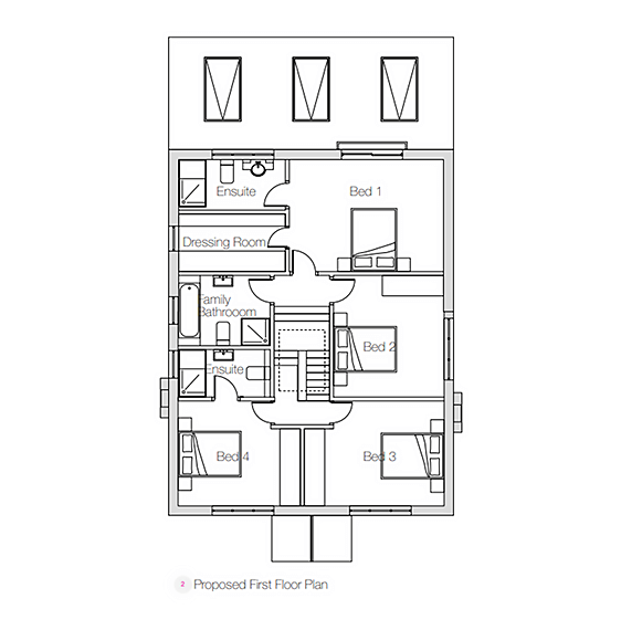 Hengistbury Head Proposed First Floor Plan