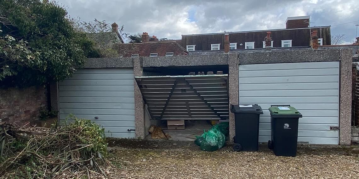 Old Prefabricated Garages
