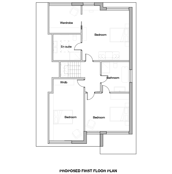 Mudeford Proposed First Floor Plan