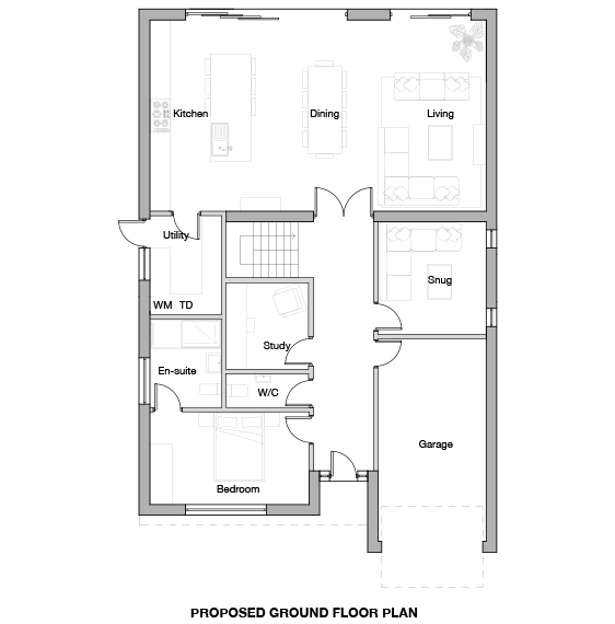 Mudeford Proposed Ground Floor Plan