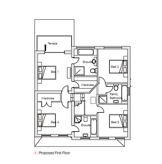 Proposed First Floor for a Central Christchurch Property