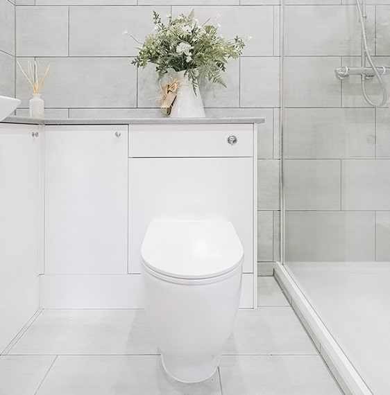 New modern downstairs shower room