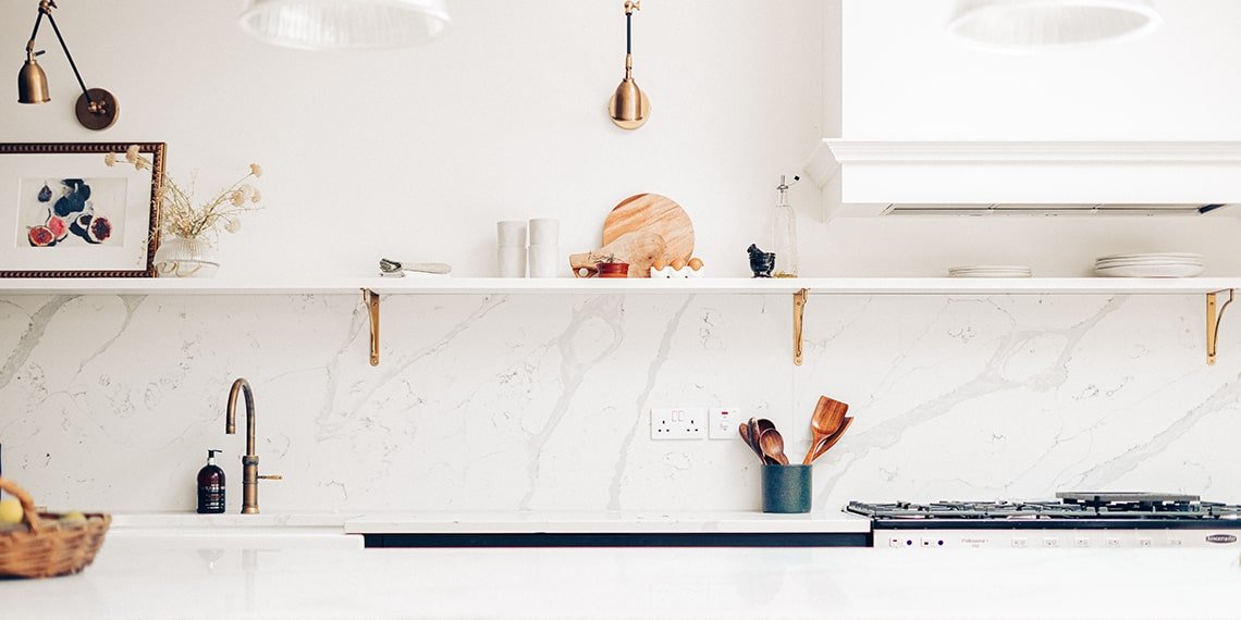 White Marble Kitchen