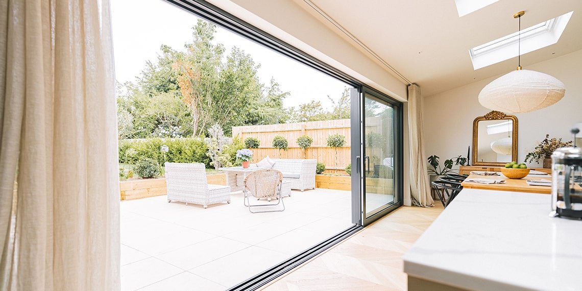 View of Back Garden from Kitchen