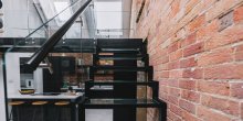Open Metal Staircase