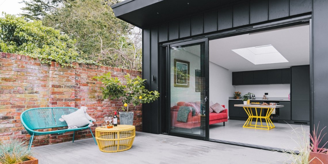 Patio outside Annexe