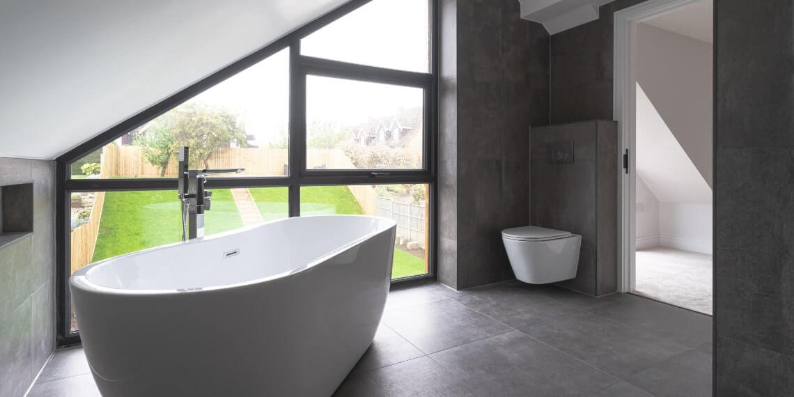Modern Grey Bathroom