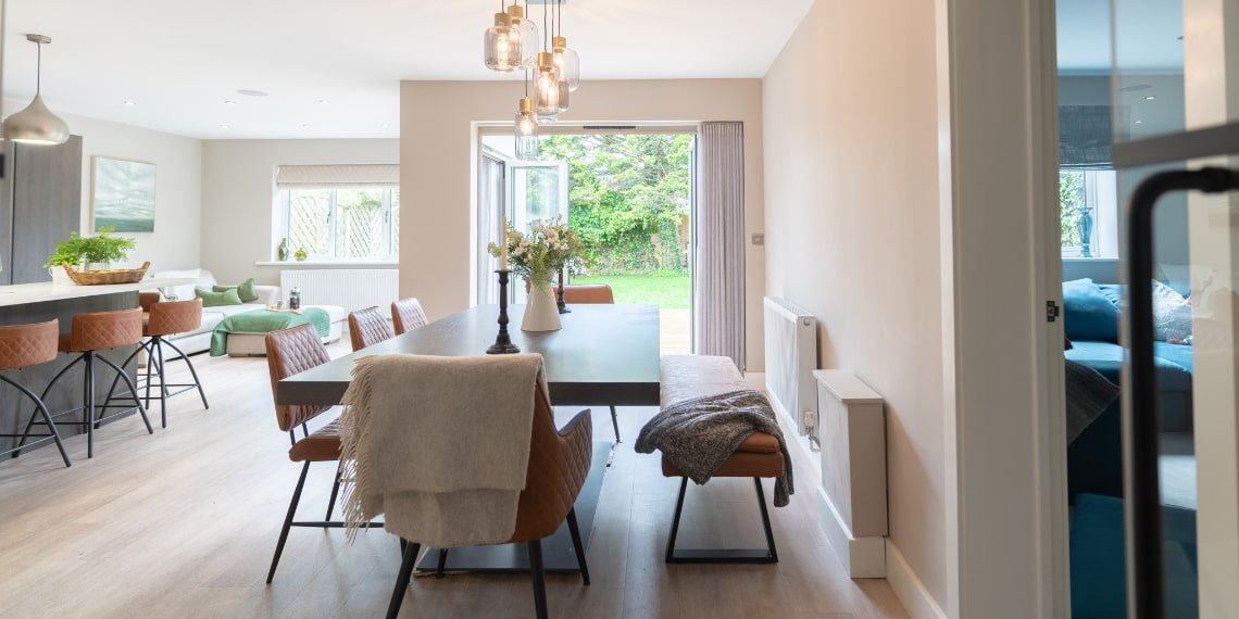 Modern Open Plan Dining Area