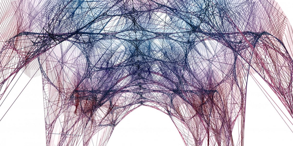 Fibrous Architecture Installation Walkway