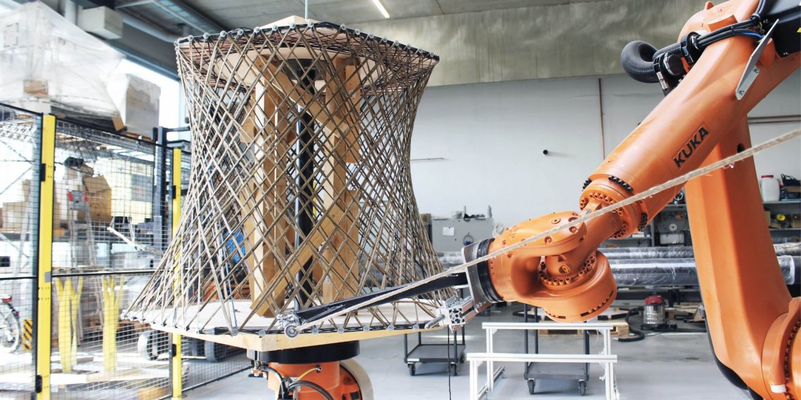 Robotic Fibre Winding with Flax Fibre